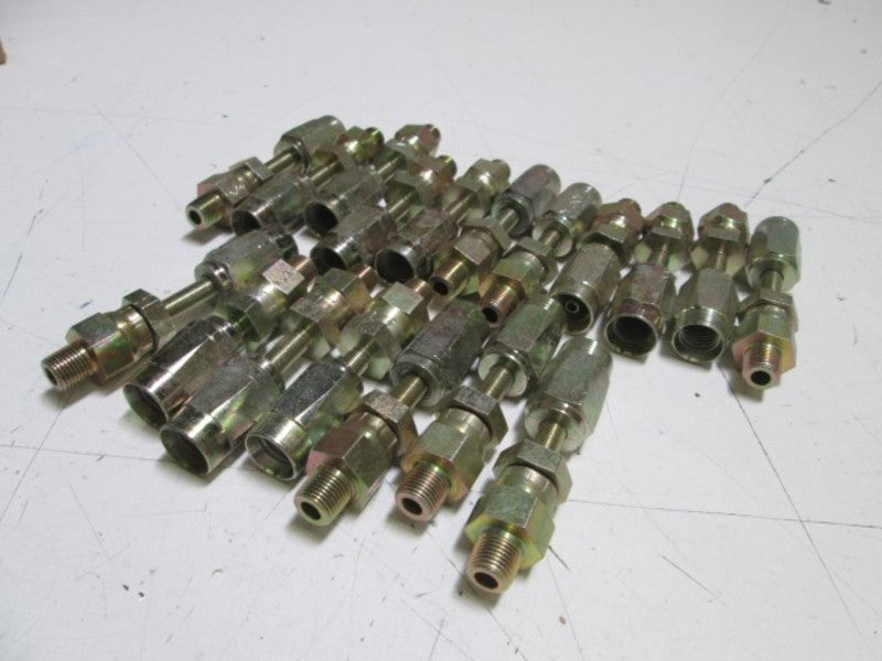 LOT OF 18 HYDRUALIC HOSE FITTING BG03-02SP NSMP