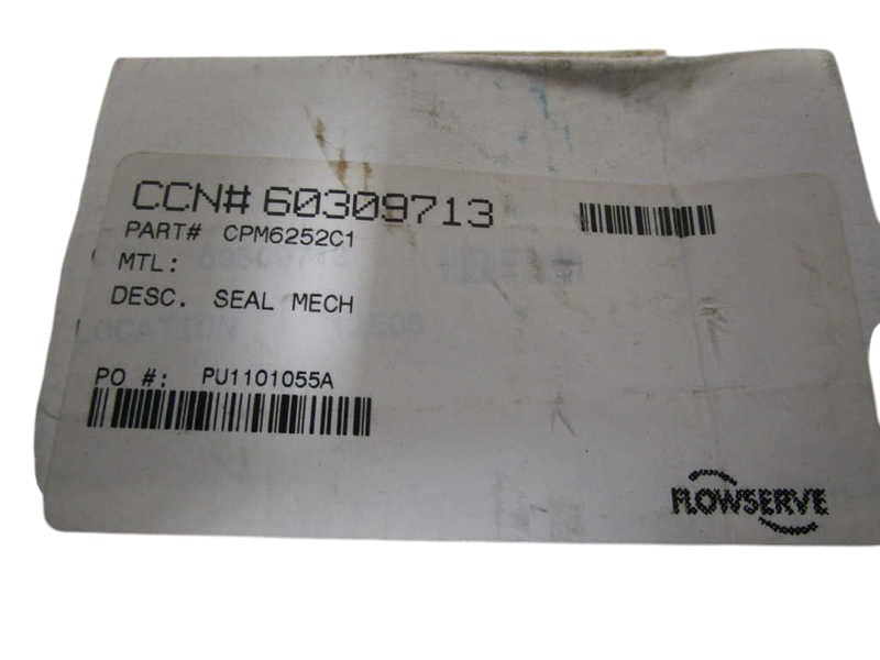 FLOW SERVE SEAL MECH CPM6252C1 NSMP