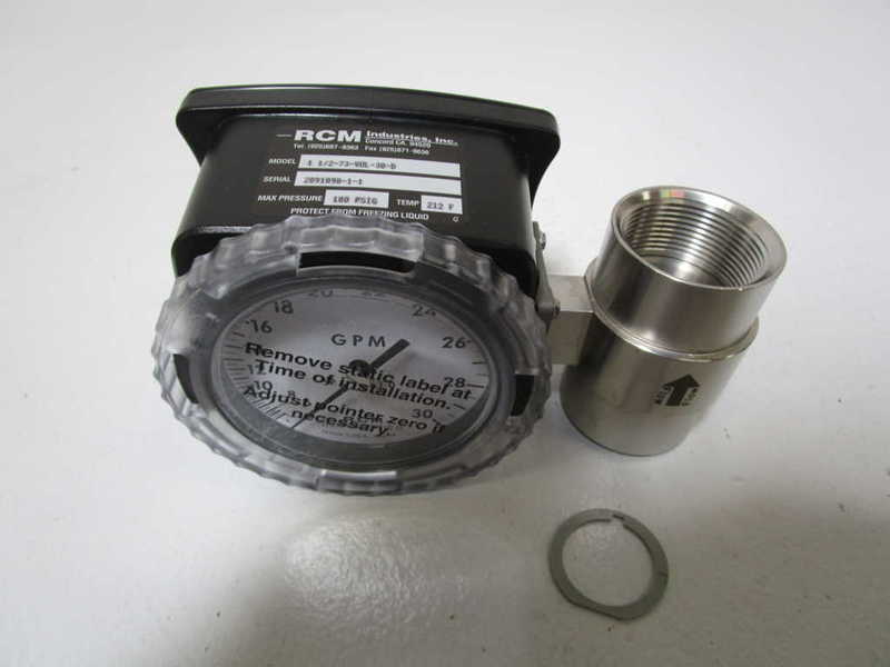 RMC INDUSTRIES INC. GAUGE 1 1/2-73-VUL-30-D NSMP