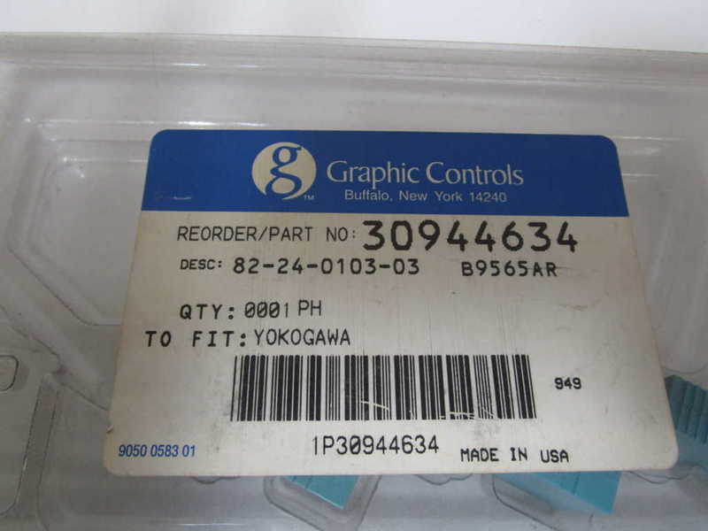 LOT OF 3 GRAPHIC CONTROLS BLUE MARKER 30944634 ORIGINAL PACKAGE