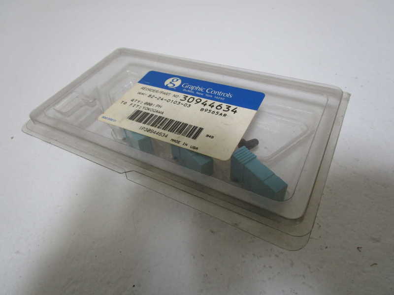 LOT OF 3 GRAPHIC CONTROLS BLUE MARKER 30944634 ORIGINAL PACKAGE