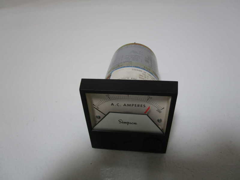 TRANSCAT/EIL 0-200AMPS METER SI/3343 NSMP