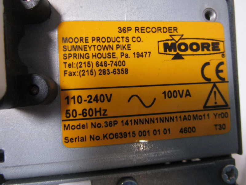 MOORE 36P RECORDER 36P 141NNNN1NNN11A0Mo11 Yr00 (AS PICTURED) UNMP