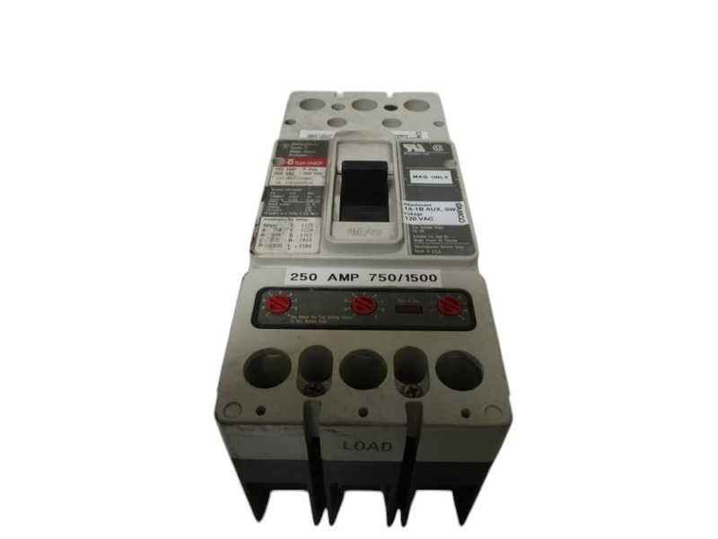 WESTINGHOUSE HMCP250G5C CIRCUIT BREAKER 250A REMANUFACTURED
