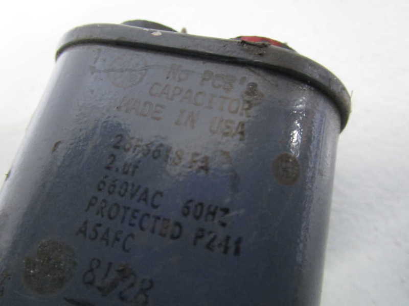 GENERAL ELECTRIC CAPACITOR 660VAC 26F6618FA UNMP