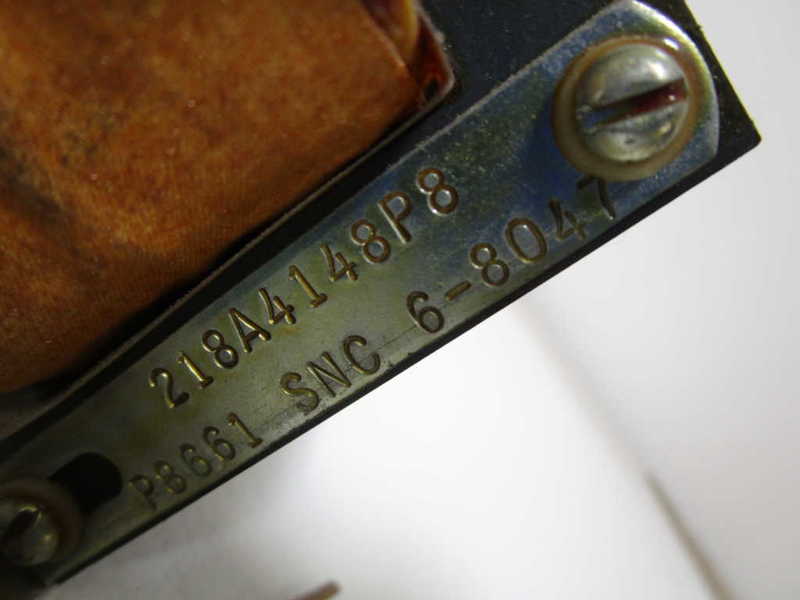 GENERAL ELECTRIC CONTROL TRANSFORMER 218A4148P8 UNMP