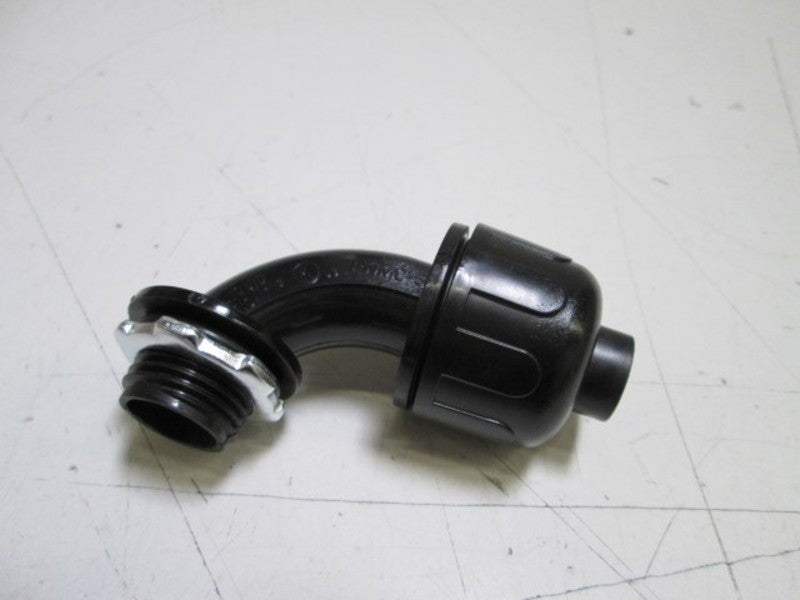 LOT OF 6 THE SEAL PROOF RIGHT ANGLE CONNECTORS (BLACK) 1/2" 8417 NSMP