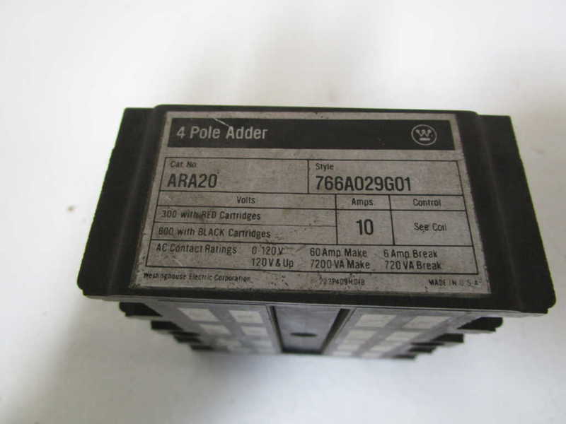 WESTINGHOUSE 4 POLE ADDER ARA20 UNMP