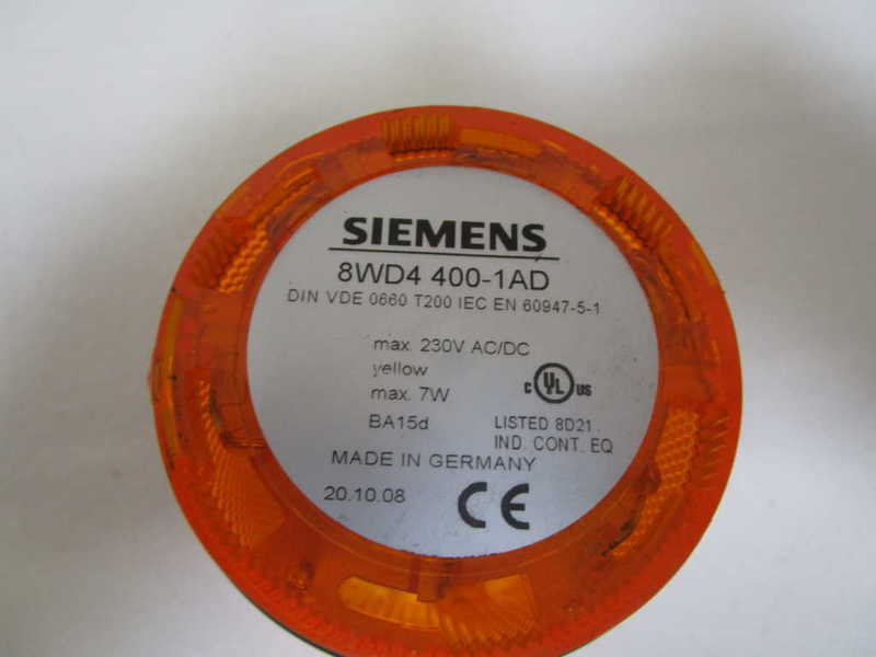 SIEMENS STEADY LIGHT AMBER 8WD4 400-1AD  UNMP
