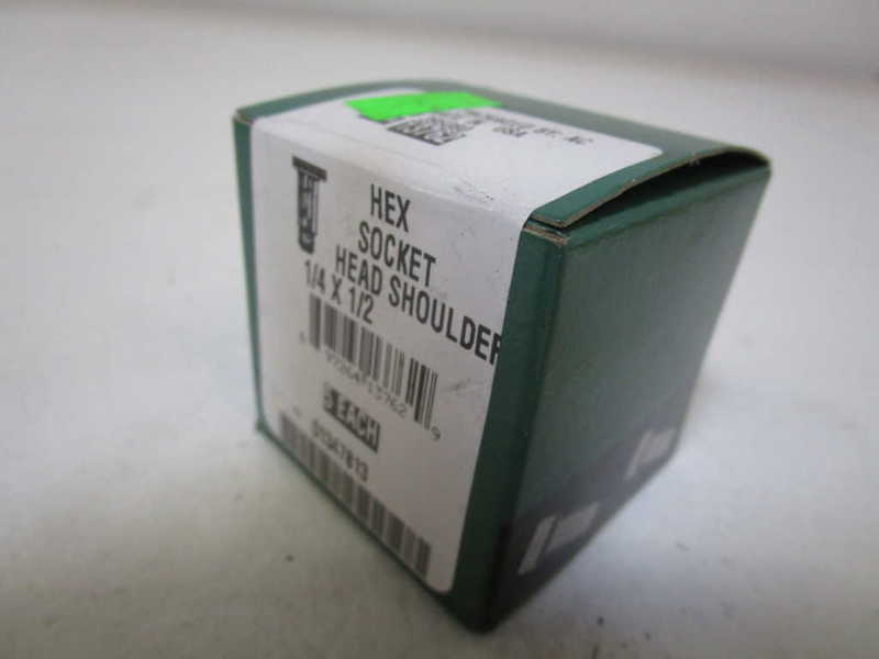 LOT OF 5 HEX SOCKET HEAD SHOULDER 1/4X1/2 D1347813 NSFS