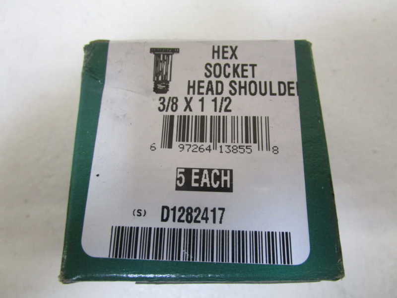 LOT OF 5 HEX SOCKET HEAD SHOULDER 3/8X1-1/2 D1282417 NSFS