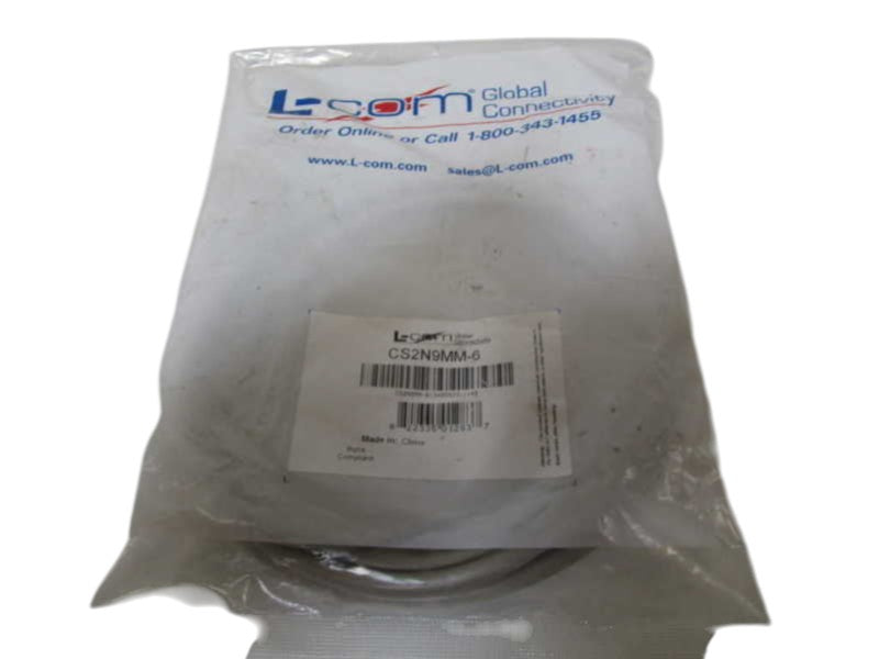 L-COM CONNECTOR CABLE CS2N9MM-6 NSMP