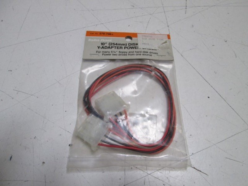 RADIO SHACK Y-ADAPTER CABLE 278-766 NSMP