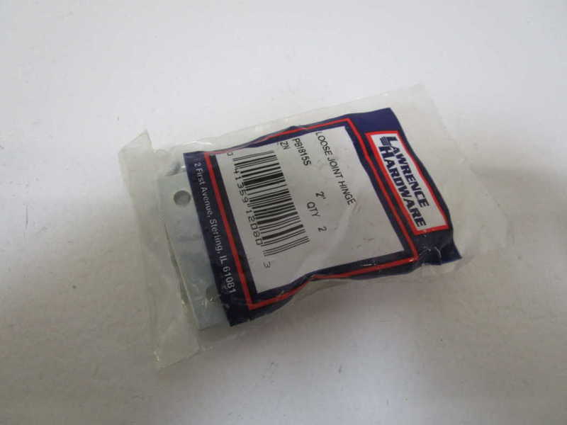 LOT OF 2 LAWRENCE HARDWARE LOOSE JOINT HINGE 2" PB1815S NSMP