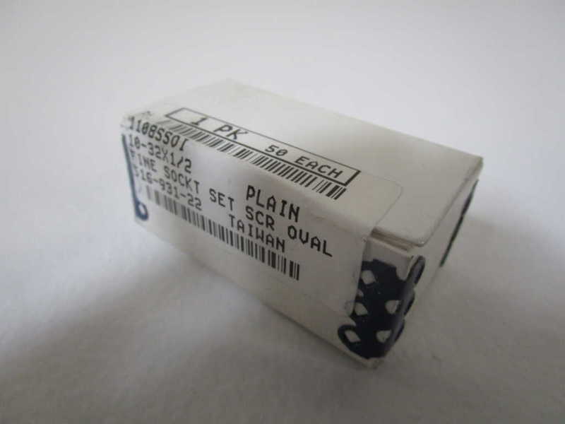 LOT OF 50 FINE SOCKET SET SCR OVAL 10-32X1/2 NSFS