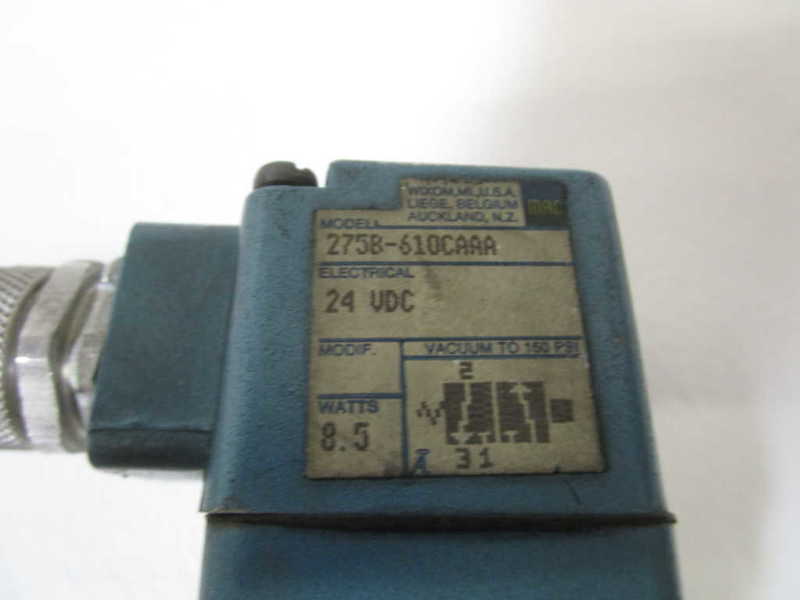MAC VALVE 275B-610CAAA UNMP