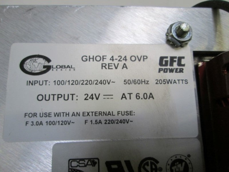 GFC POWER / POWER SUPPLY GHOF 4-24 OVP REV. A UNMP