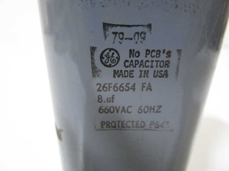 GENERAL ELECTRIC CAPACITOR 660VAC 26F6654FA UNMP