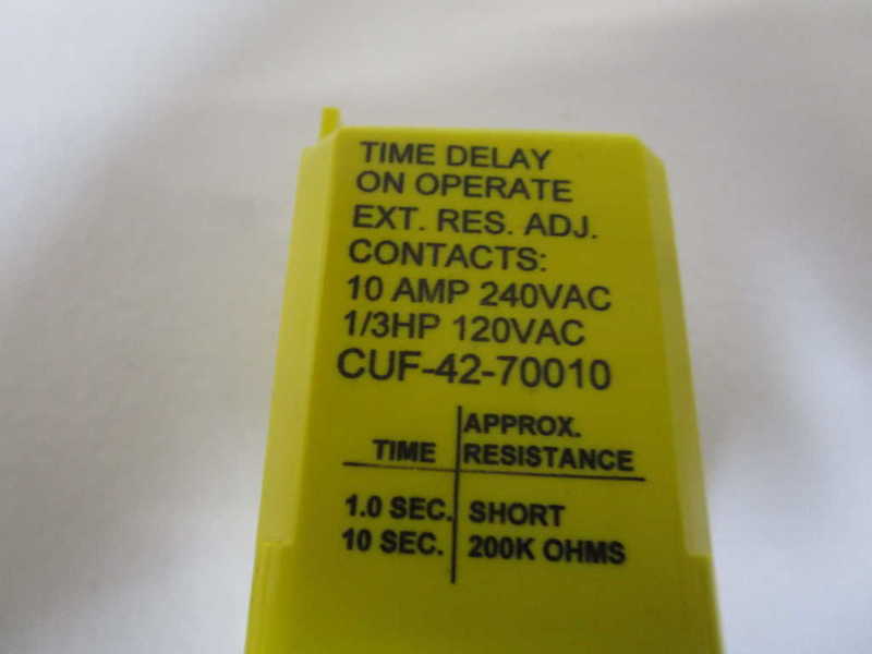 TYCO ELECTRONICS TIME DELAY RELAY CUF-42-70010 NSMP