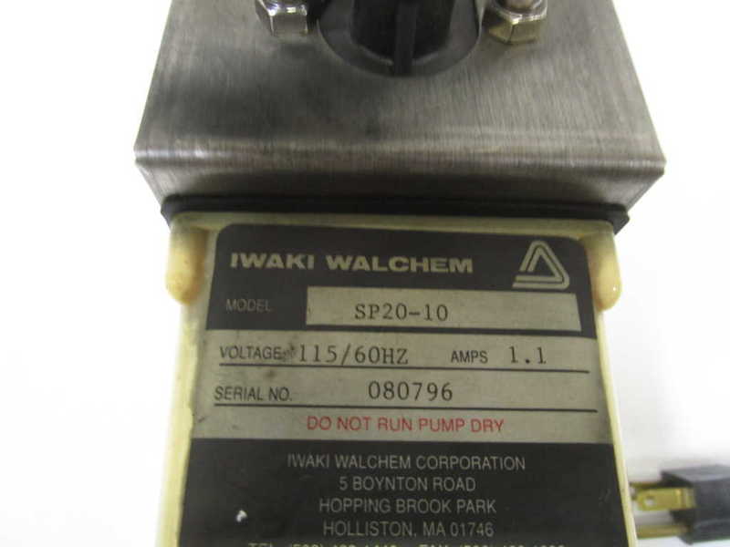 IWAKI WALCHEM PUMP SP20-10 NSNP
