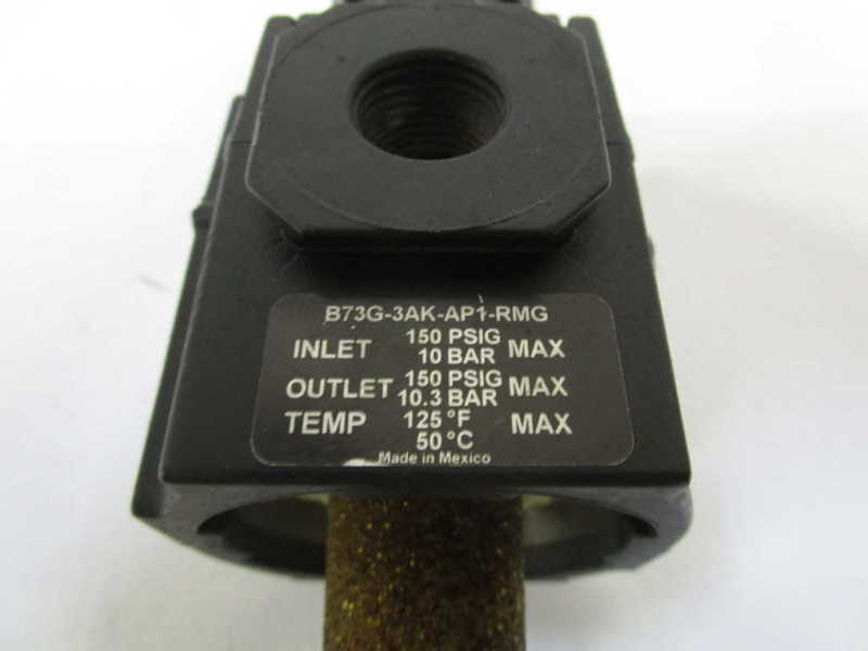 NORGREN FILTER REGULATOR B73G-3AK-AP1-RMG (AS PICTURED) UNMP