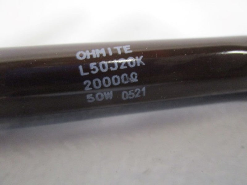 OHMITE 50WATTS 20000OHMS  RESISTOR L50J20K NSMP