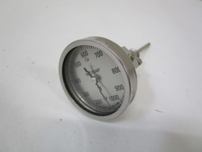 REOTEMP BIMETAL THERMOMETER 200 TO 1000F LL/04/01/F85 NSMP