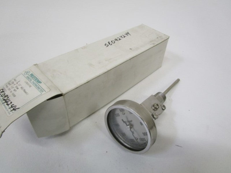 REOTEMP BIMETAL THERMOMETER 200 TO 1000F LL/04/01/F85 NSMP