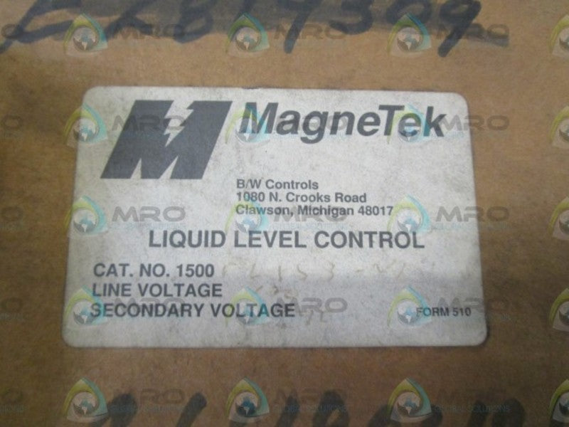 MAGNETEK LIQUID LEVEL CONTROL 1500-FL-153-NIX NSMP