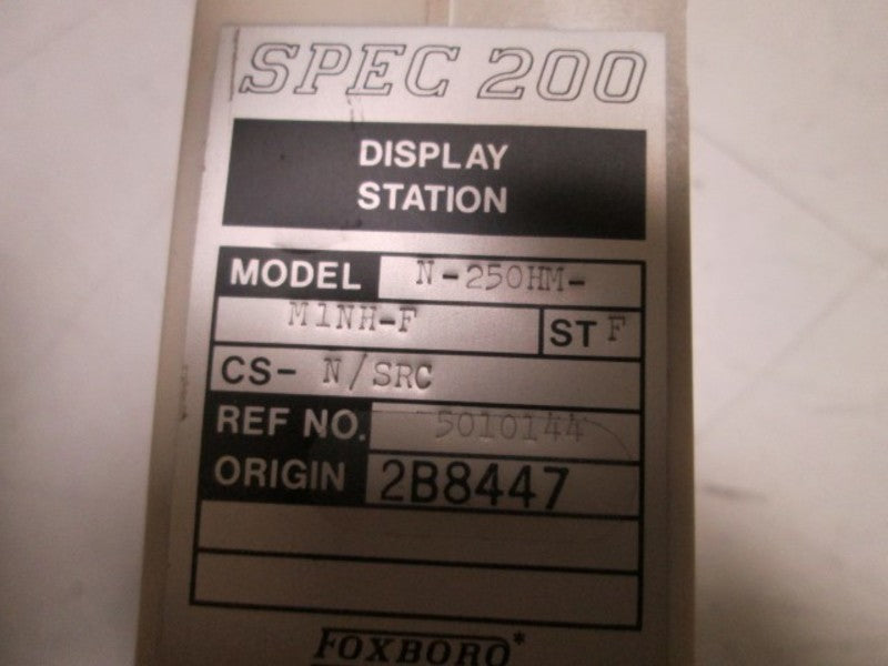FOXBORO DISPLAY STATION N-250HM-M1NH-F UNMP