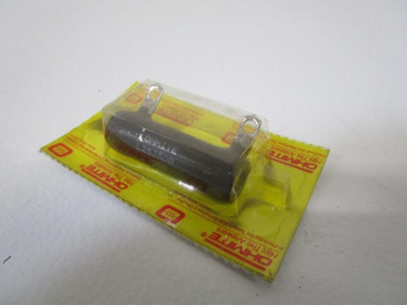 LOT OF 3 OHMITE 50OHMS RESISTOR L25J50R ORIGINAL PACKAGE
