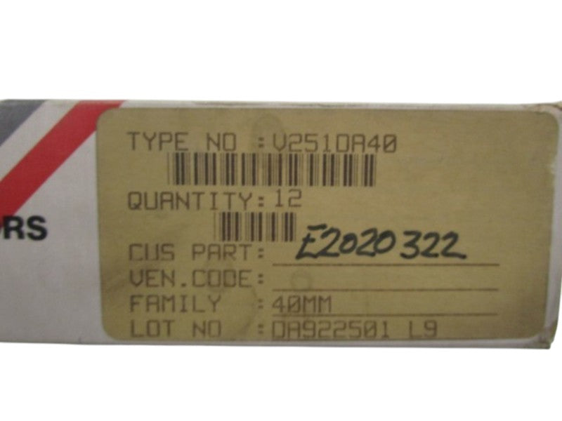 LOT OF 12 GENERAL ELECTRIC SUPRESSOR V251DA40 NSMP