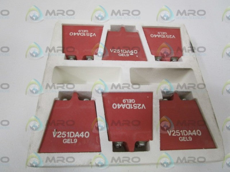 LOT OF 12 GENERAL ELECTRIC SUPRESSOR V251DA40 NSMP