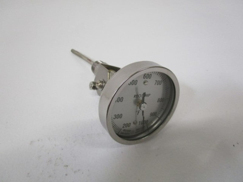REOTEMP BIMETAL THERMOMETER 200 TO 1000F  LL/04/01/F85 NSNP