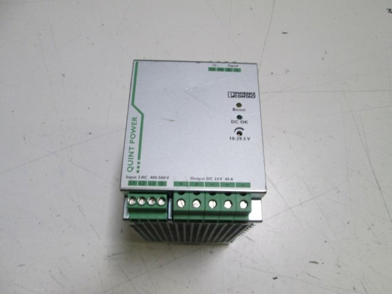PHOENIX CONTACT QUINT-PS/3AC/24DC/40 2866802 24VDC 40A UNMP