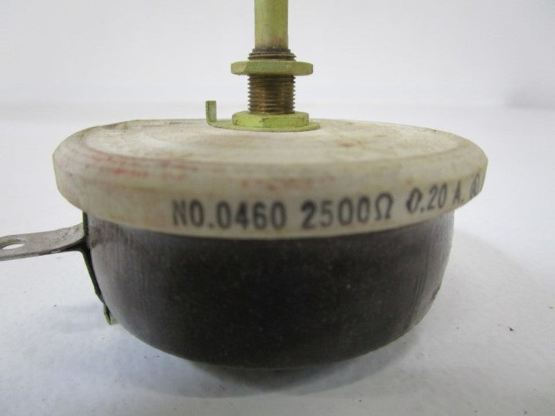 OHMITE 0460 RHEOSTAT 2.5K OHMS NSNP