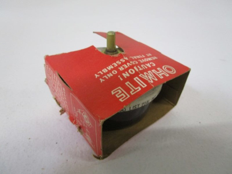 OHMITE 0460 RHEOSTAT 2.5K OHMS NSNP
