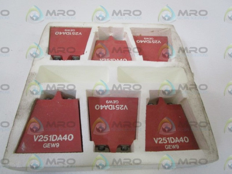 LOT OF 9 GENERAL ELECTRUC SUPPRESSOR V251DA40 NSMP