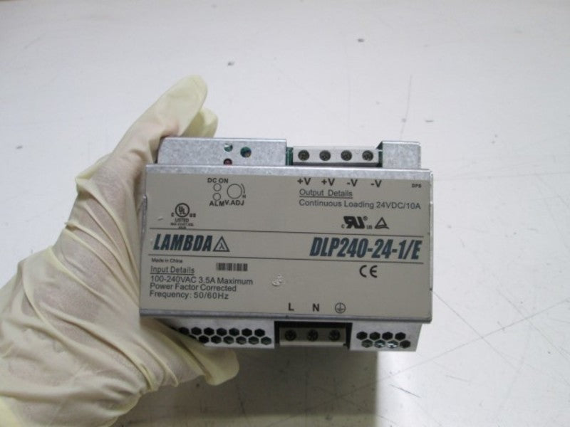 LAMBDA POWER SUPPLY DLP240-24-1/E UNMP