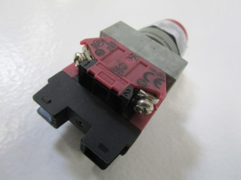 IDEC PUSHBUTTON (RED) ALW NSNP