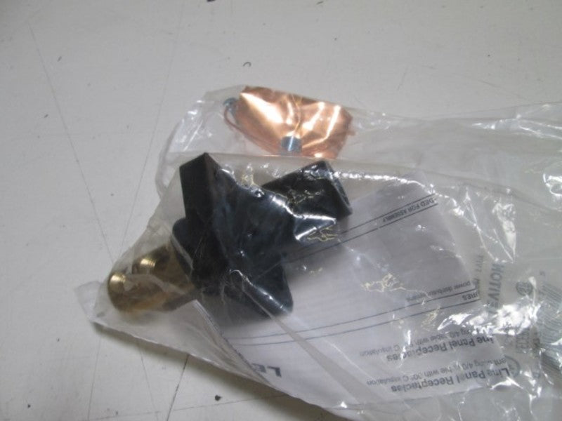 LOT OF 4 LEVITON RECEPTACLE 301-16RR22-E (BLACK) NSMP