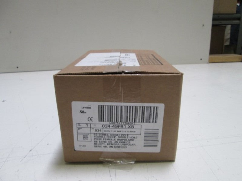 LEVITON RECEPTACLE 034-49FR1-XB (BLUE) NSMP