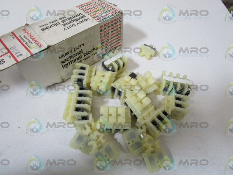LOT OF 40 BUCHANAN TERMINAL BLOCK 0242 NSMP