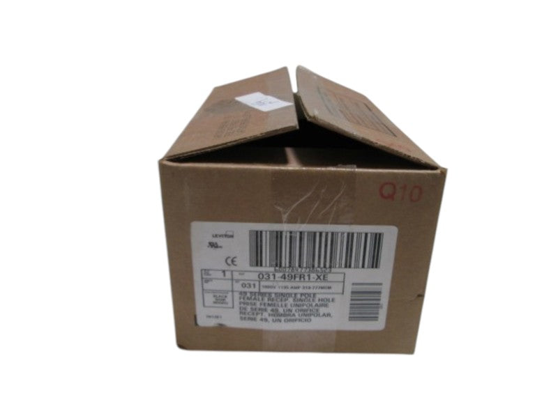 LEVITON RECEPTACLE 031-49FR1-XE (BLACK) NSMP