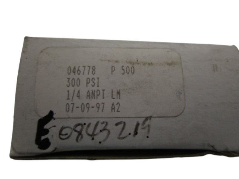 USG 300PSI PRESSURE GAUGE 046778 NSMP