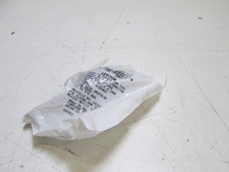 LEVITON CONNECTOR 301-16F22-E (BLACK) NSMP