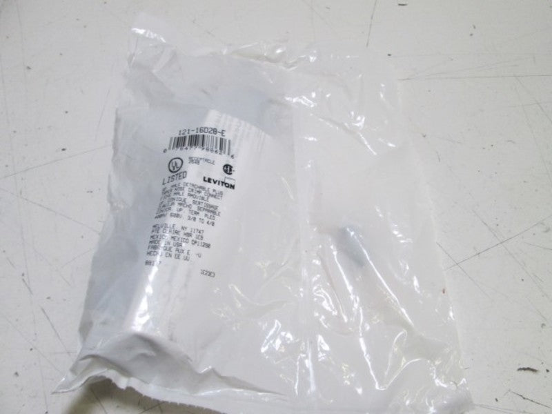LEVITON PLUG 121-16D28-E (BLACK) NSMP
