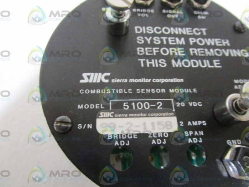 SMC COMBUSTIBLE SENSOR MODULE 5100-2 NSNP