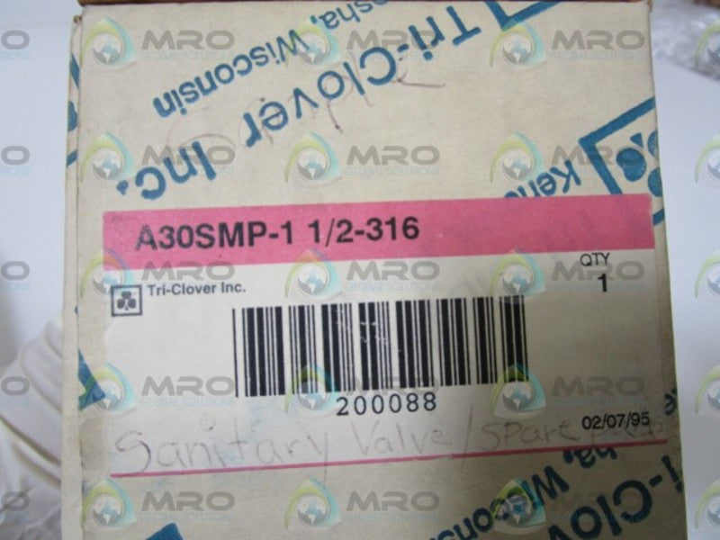 TRI-CLOVER VALVE A30SMP-1-1/2-316 NSMP