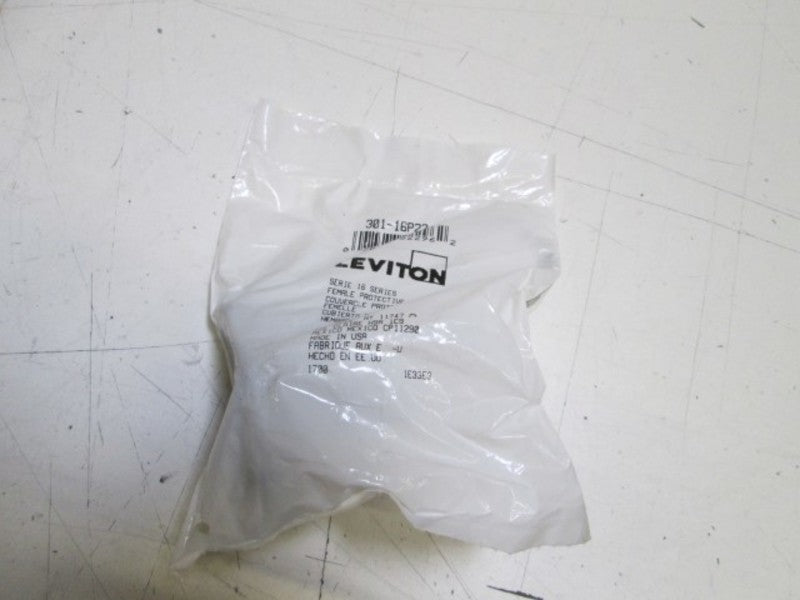 LEVITON FEMALE PROTECTIVE CAP 301-16P22-E (BLACK) NSMP